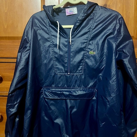 Lacoste Jackets & Blazers - Lacoste Navy Blue Windbreaker Jacket - Medium